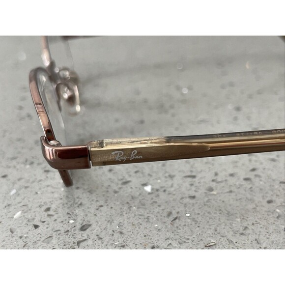 Ray-Ban Kids Eyeglasses Frames RB1024 4006 Bronze Brown Rectangular 46-15-125 - Picture 4 of 12